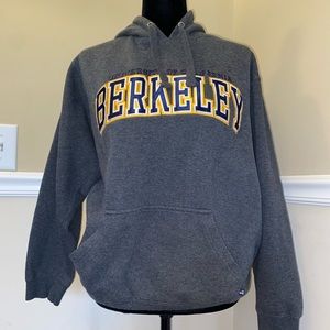 Berkeley College Hoodie J. America Sportswear Gray Size Women’s Medium